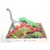 Image 1 : FLAT OF TOY DINOSAURS ASSORTED