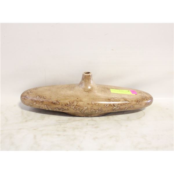 CERAMIC "SUBMARINE VASE" 15"