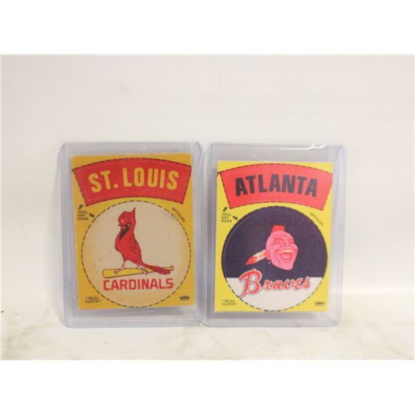 1968-70 CLOTH BASEBALL STICKER CARDS