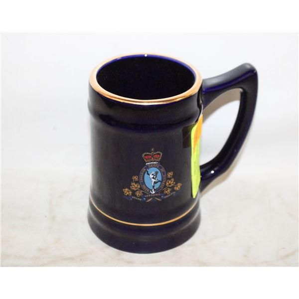 VINTAGE CANADIAN MILITARY CERAMIC BEER STEIN