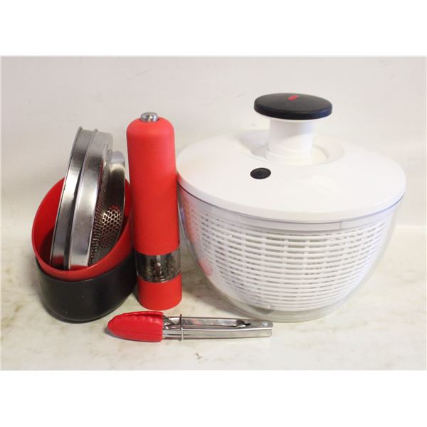 KITCHEN UTENSILS/GADGETS BOX LOT ASSORTED