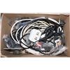 Image 1 : AUDIO/ELECTRIC CABLES- BOX LOT ASSORTED