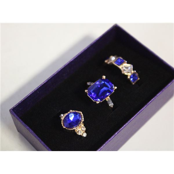 NEW 3PCS/SET RING SET SZ8
