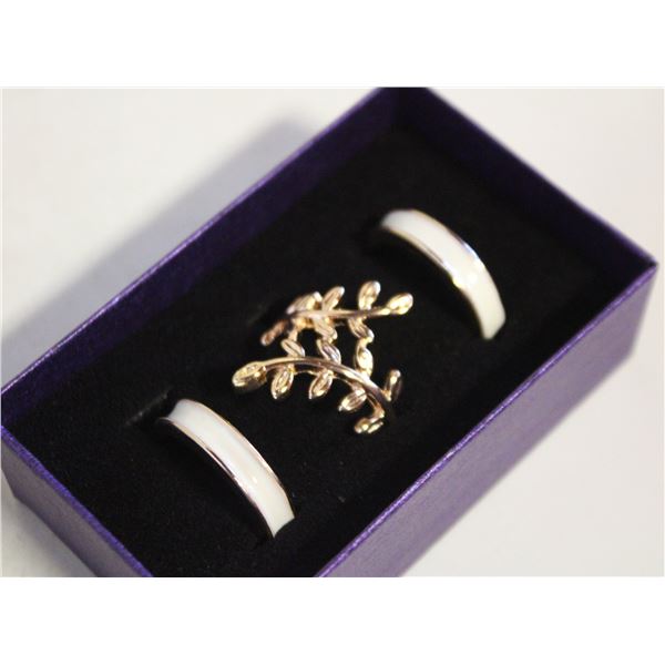 NEW 3PCS/SET RING SET SZ8