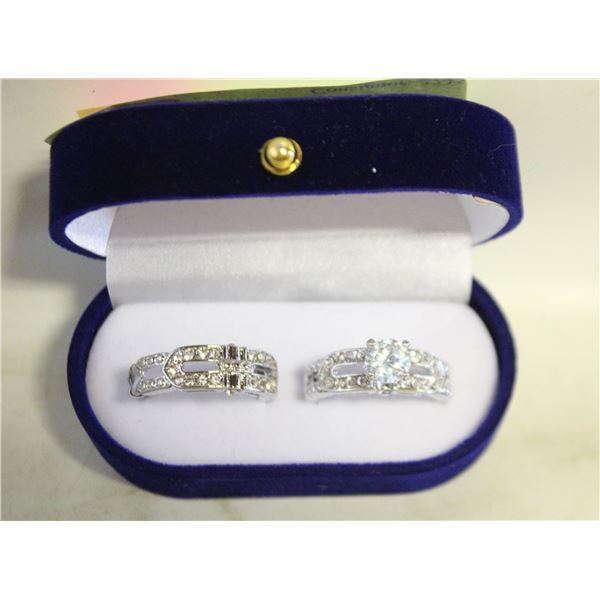 NEW 2PCS/SET RING SET SZ10