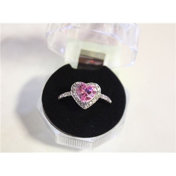 NEW HEART SHAPE RING SZ8