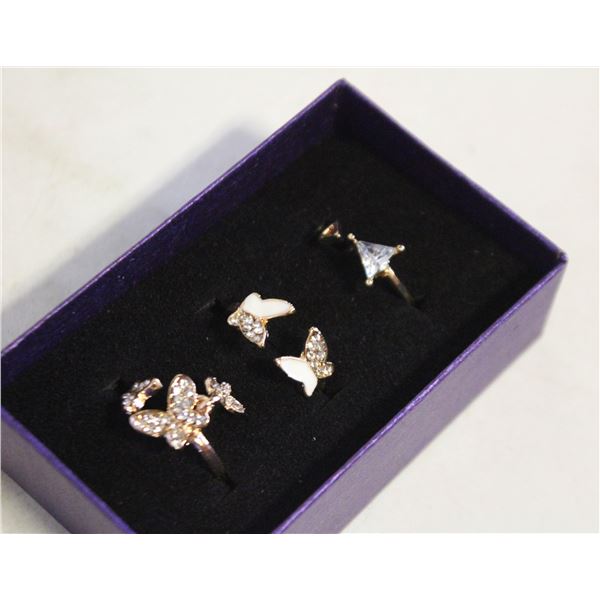 NEW 3PCS/SET RING SET SZ7