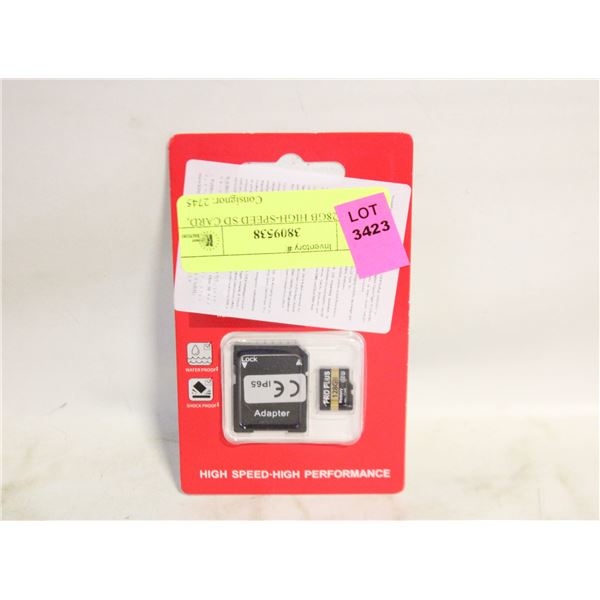 NEW 128GB HIGH-SPEED SD CARD,