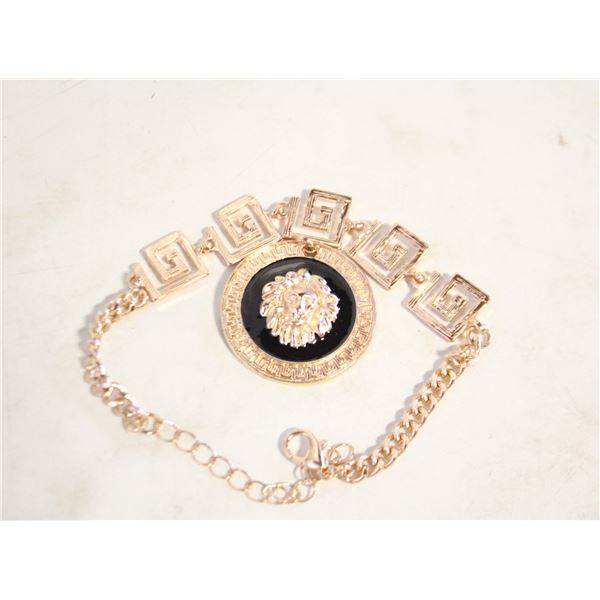 EW REPLICA VERSACE GOLD TONED BRACELET
