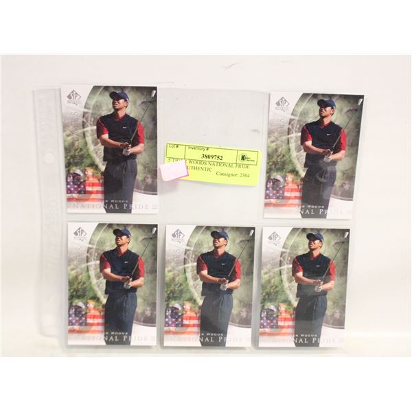 5 TIGER WOODS NATIONAL PRIDE UD SP AUTHENTIC