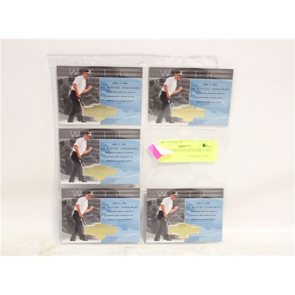 5 MIKE WEIR LEADER BOARD CARD 61