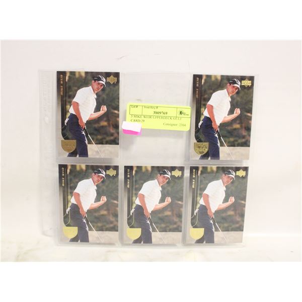 5 MIKE WEIR UPPERDECK GULF CARD 29
