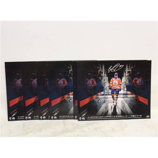 SIX MCDAVID UPPER DECK 8X10 PHOTOS