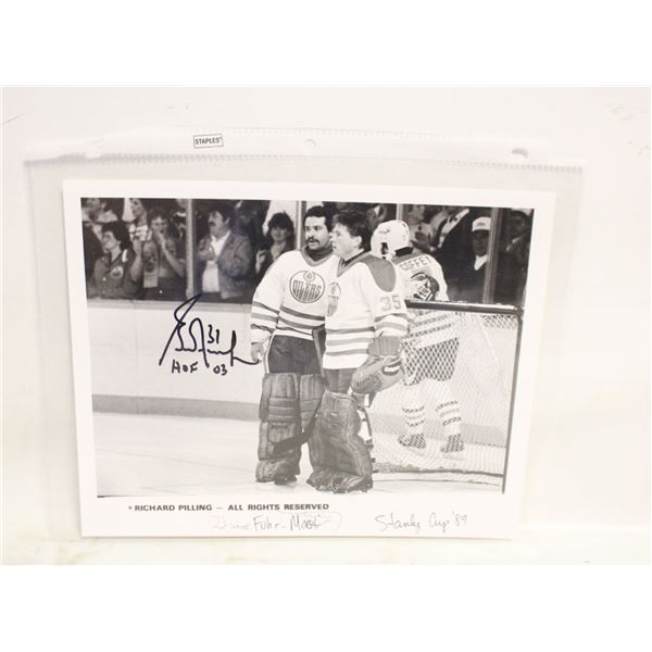GRANT FUHR 8X10 AUTOGRAPH PHOTO