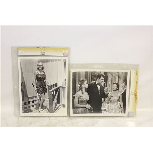 VINTAGE CGC GRADED PHOTOS W/ROCK HUDSON