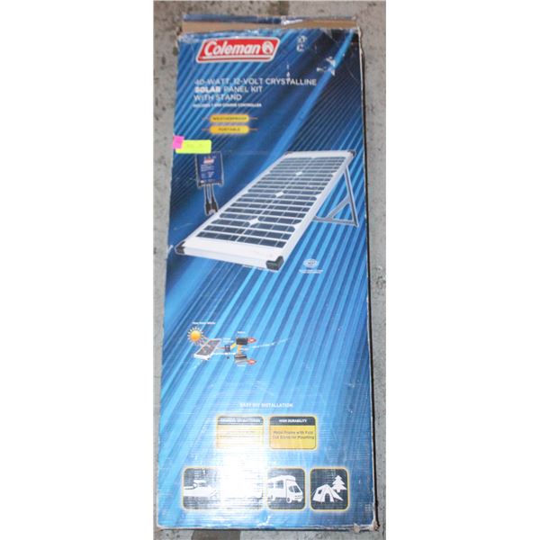 COLEMAN SOLAR PANEL 40 WATT