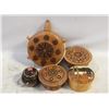 Image 1 : VINTAGE WOOD DECORATIVE BOX LOT