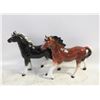 Image 1 : VINTAGE JAPANWARE CERAMIC HORSES- SET OF 2