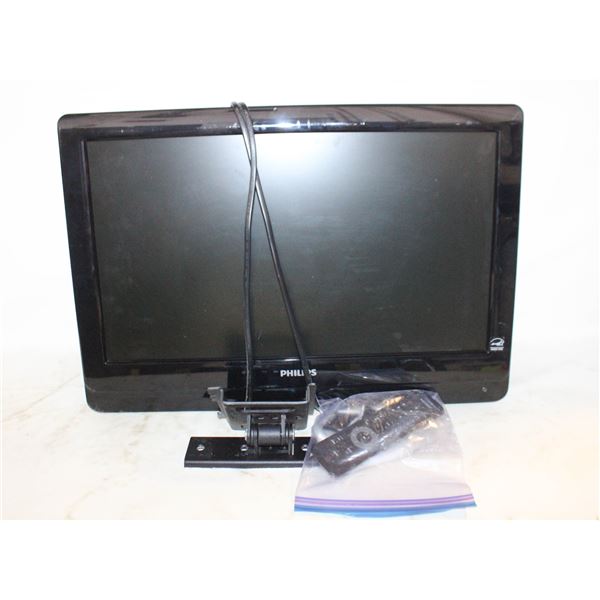 PHILIPS 20” WALL MOUNT TELEVISION W/ HDMI