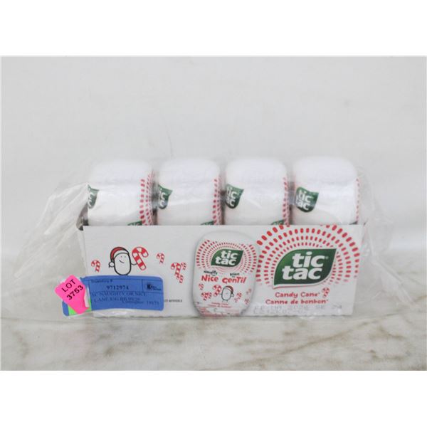 4 TIC TAC NAUGHTY OR NICE CANDY CANE 83G BB 09/26