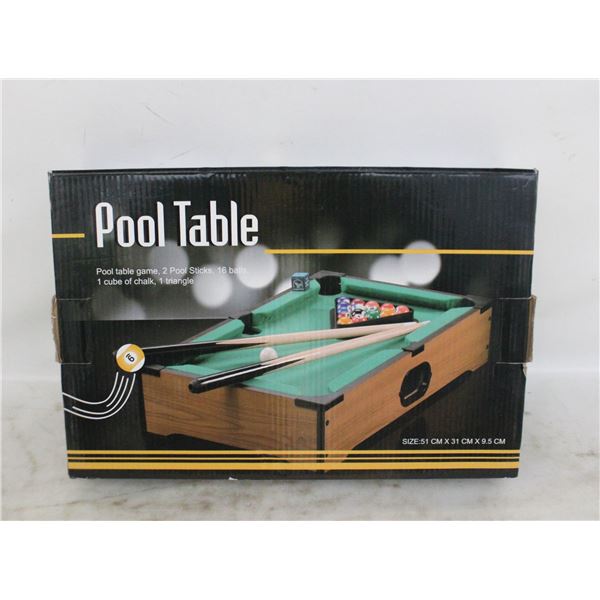 TABLE TOP POOL TABLE SET