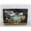 Image 1 : TABLE TOP POOL TABLE SET