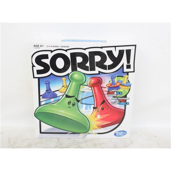 NEW SORRY GAME