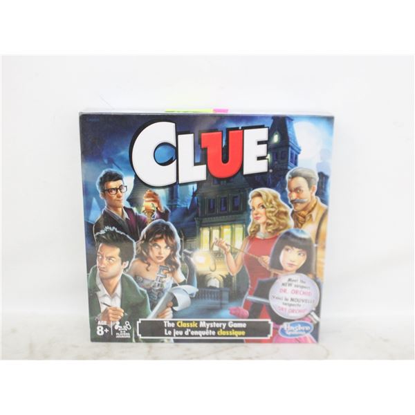 NEW CLASSIC CLUE MYSTERY GAME