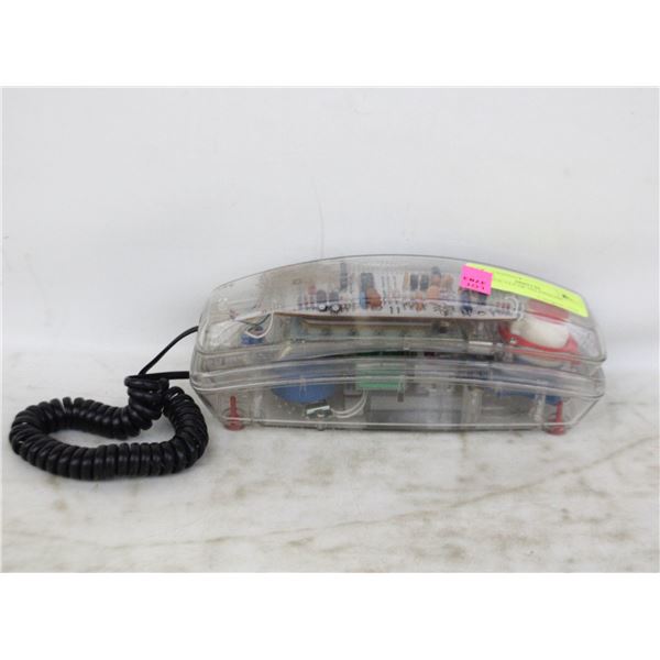 VINTAGE CLEAR TELEPHONE