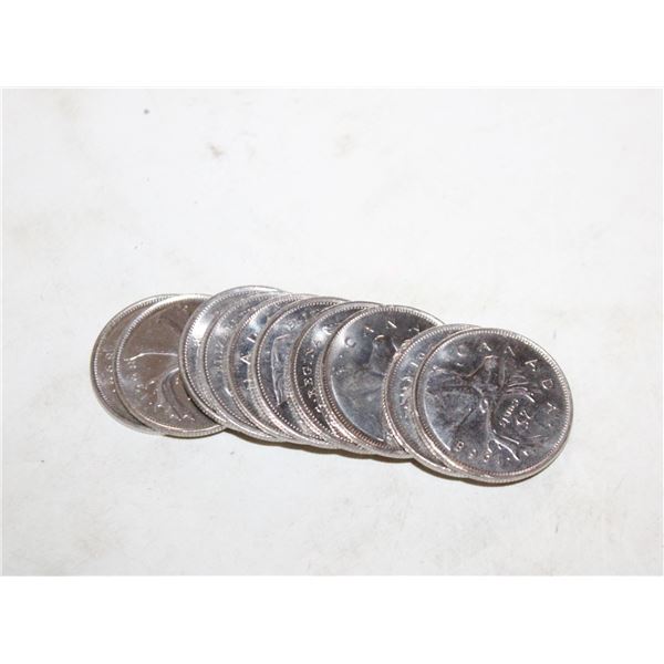 1968 QUARTERS (10)