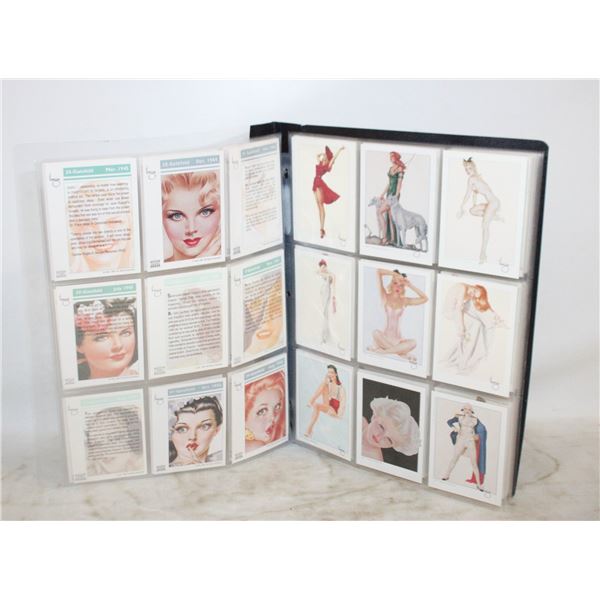 LOT OF 63 PINUP GIRLS CARDS