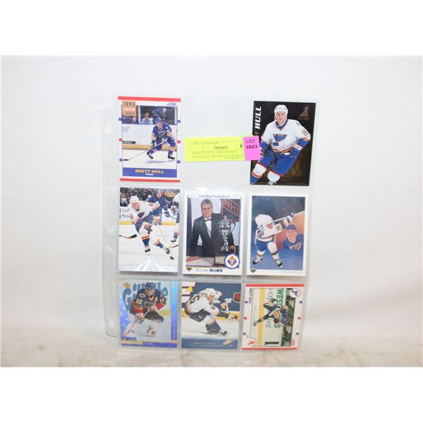 8 BRETT HULL 1990 SEASON LEADERS LADY BYNG TROPHY