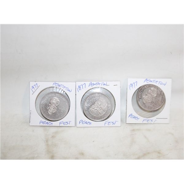 1977 PENTICTON PEACH FEST DOLLARS
