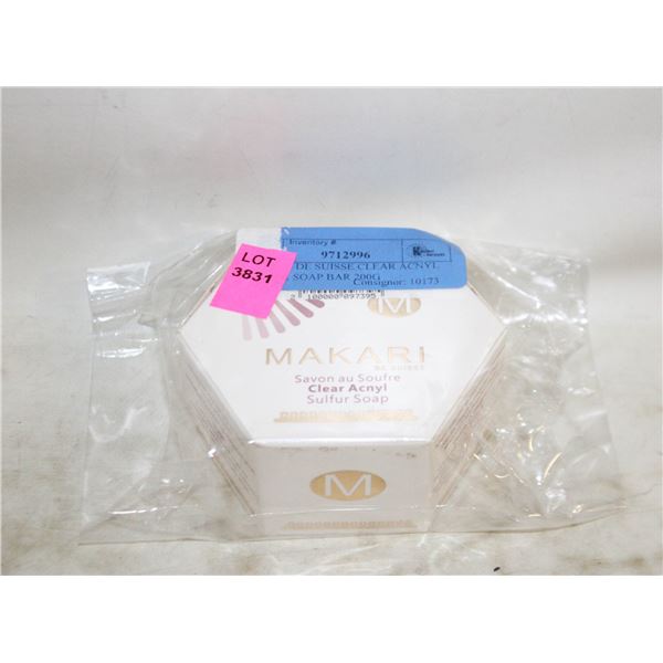 MAKARI DE SUISSE CLEAR ACNYL SULFUR SOAP BAR 200G