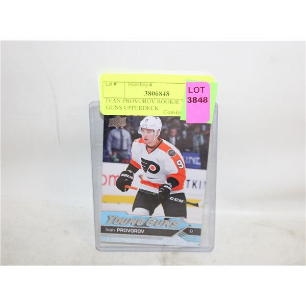 IVAN PROVOROV ROOKIE YOUNG GUNS UPPERDECK