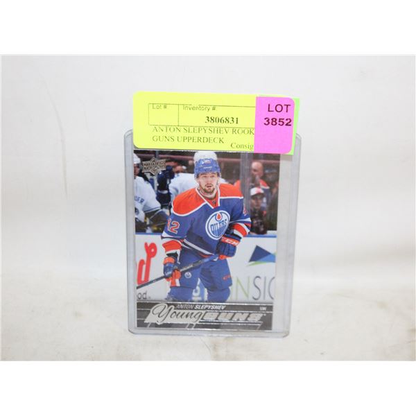 ANTON SLEPYSHEV ROOKIE YOUNG GUNS UPPERDECK