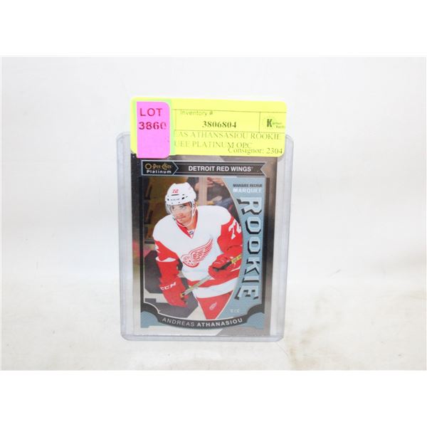 ANDREAS ATHANSASIOU ROOKIE MARQUEE PLATINUM OPC