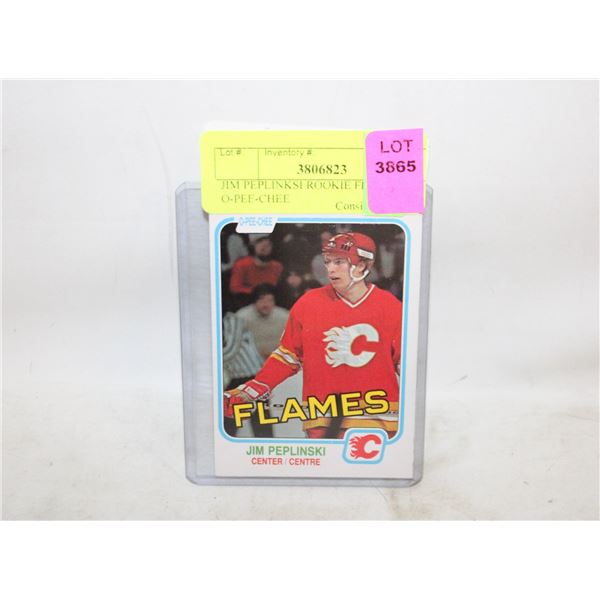 JIM PEPLINKSI ROOKIE FLAMES O-PEE-CHEE