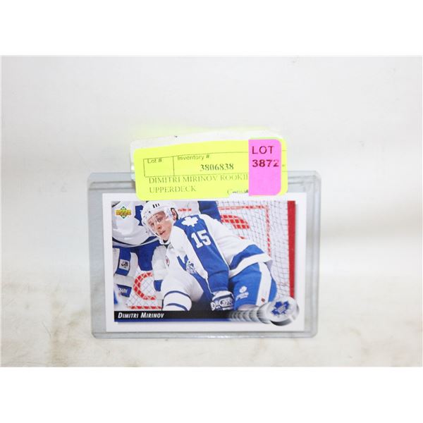 DIMITRI MIRINOV ROOKIE UPPERDECK