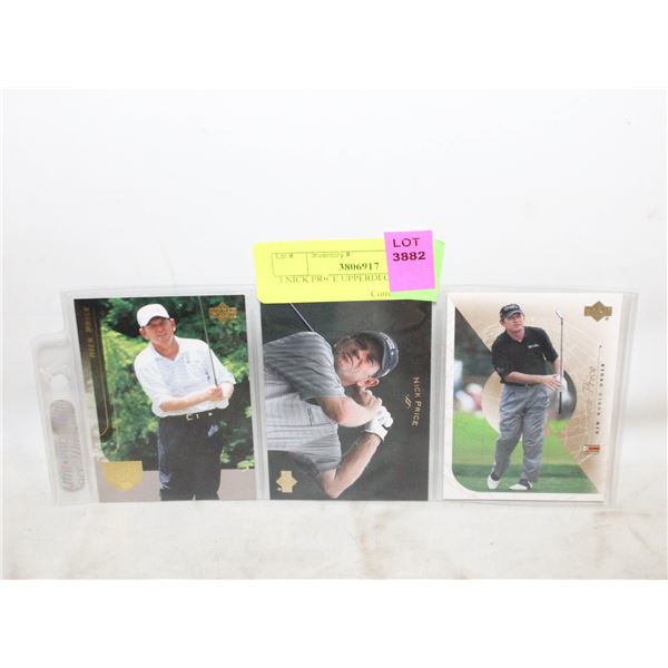 3 NICK PRICE UPPERDECK CARDS