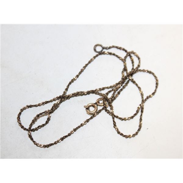 GOLD FILLED 17-1/2" NECKLACE