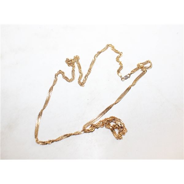 14K GOLD FILLED 23" NECKLACE