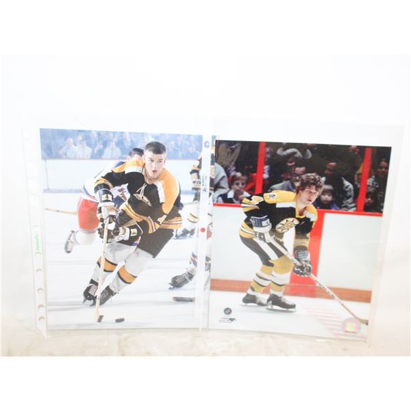 TWO BOBBY ORR 8X10 PHOTOS