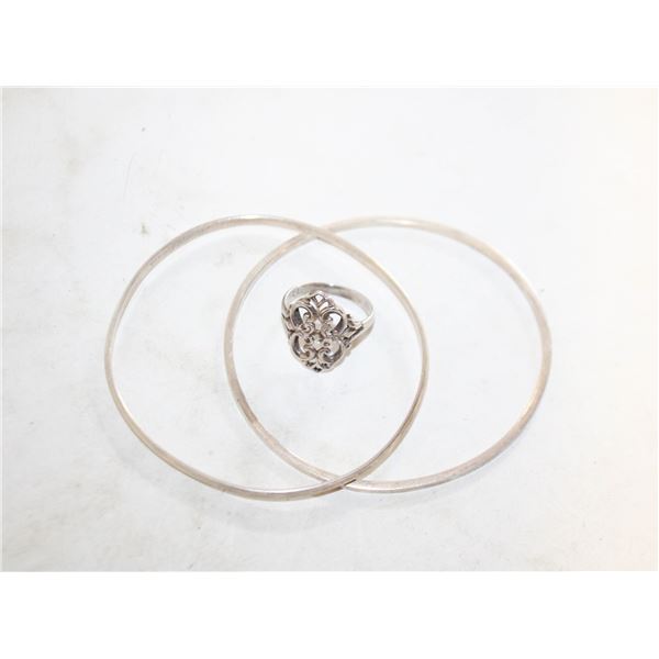 18G .925 BRACELET AND RING SIZE 7