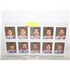 Image 1 : 1981-82 UNCUT SHEET AUTO SIGNED FUHR RC, MOOG RC