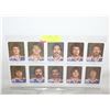 Image 1 : 1981-82 UNCUT SHEET AUTO SIGNED FUHR RC, MOOG RC