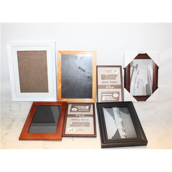 PHOTO FRAMES- BOX LOT ASSORTED