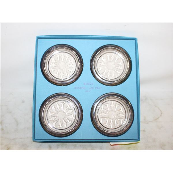 BIRKS 4PC SET ASHTRAY