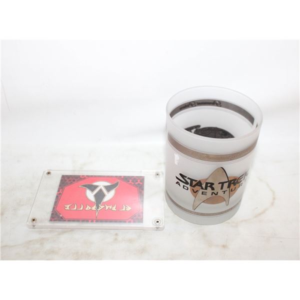 1994 STAR TREK EMPIRE OF KRONOS GLASS