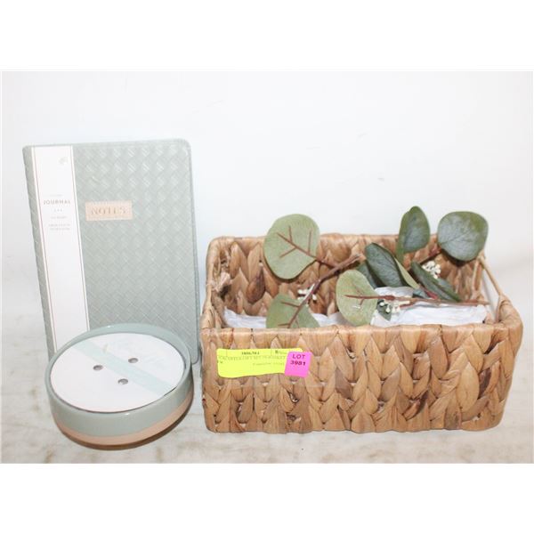 EUCALYPTUS GIFT SET IN BASKET- NEW